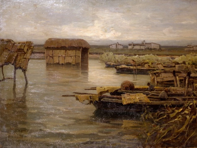 1856-Francesco Sartorelli - Laguna, 1915